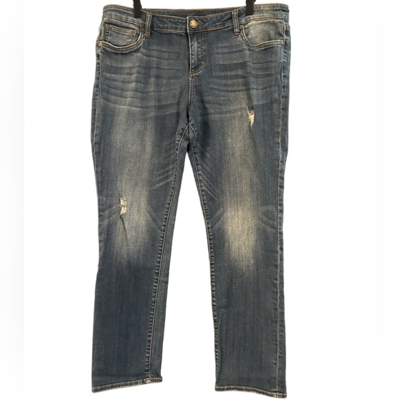 Kut From The Kloth Mid Rise Boyfriend. Size 16. - Picture 2 of 6